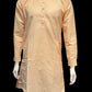 Stunning Light Orange Color Men's Kurta With Pajama Pant
