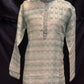 Beautiful Green Color Brocade Designer Kurta Pajama Set For Men