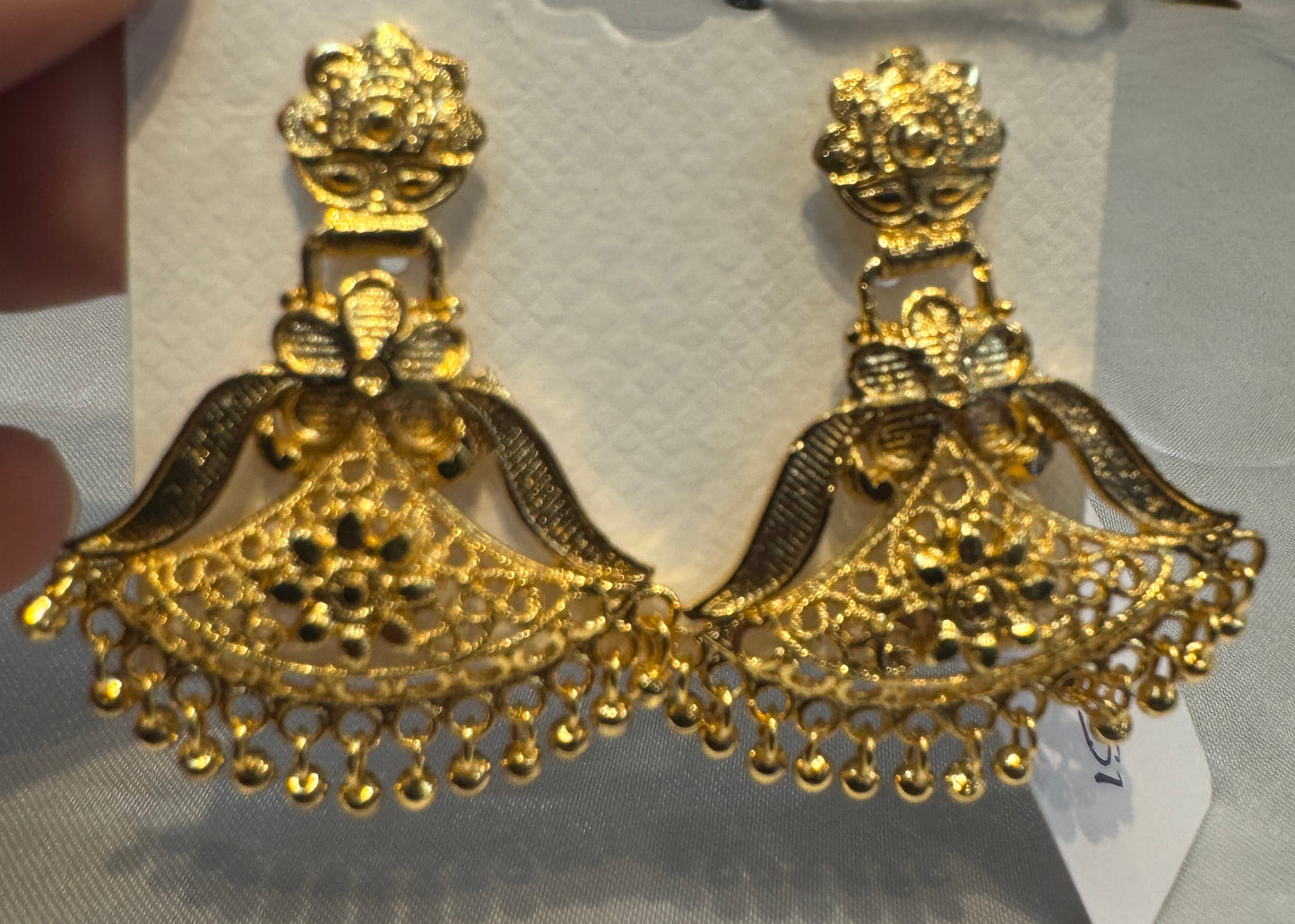 Mystical Gold Plated Earrings For Women