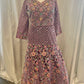 Elegant Purple Color Georgette With Embroidery And Sequins  Work Anarkali Gown
