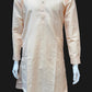 Stunning Light Orange Color Men's Kurta With Pajama Pant In USA
