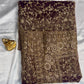Magnificent Light Wine Color With Soft Net Embroidered Work Fancy Saree - PREMIUM QUALITY
