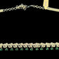 Drop Design American Diamond Dark Green Color Stones Hip Chain Near Me