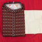 Attractive Maroon Color Full Sleeve Embroidery Work Kurta Pajama Set For Men