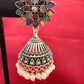 Beautiful Multicolor Earrings Oxidized Pearls Drop Earrings For Women Near Me