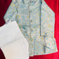 Beautiful Grey Colored Jacquard Kurta Heavy Cotton Pajama Sets For Boys In USA