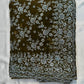Beautiful Dark Taupe Color Georgette Silver Embroidered Work With Beads Fancy Saree - PREMIUM QUALITY
