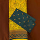 Attractive Greenish Color Art Silk Saree with Contrast Dark Green Border for Women