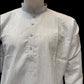 Alluring Gray Color Designer Self Design Pattern Men's Kurta With Pajama Pant Near Me