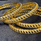 White Stones Wave Design Gold Plated Bangles Near Me