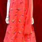 Georgeous Bright Pink Colored Suit With Bottom And Net Dupatta