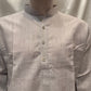 Delightful Gray Color Cotton Kurta With Pajama For Men