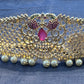 Lovely Gold Plated With Pink Stones Hip Chain In USA