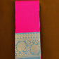 Gorgeous Pink And Teal Blue Color Soft Silk Saree For Women