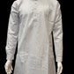 Alluring Gray Color Designer Self Design Pattern Men's Kurta With Pajama Pant In USA
