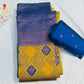 Beautiful Mustard Yellow Colored Art Silk Saree For Women