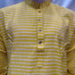 Alluring Yellow Color Cotton Kurta With Pajama For Men