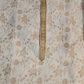 Beautiful Ivory Colored Brocade With Lining Embroidery Work Kurta Pajama Pant For Men