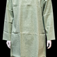 Elegant Light Green Color Cotton Men's Kurta With Pajama Pant