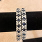 Gorgeous Blue Color American Diamonds Bangles