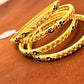 Beautiful Gold Plated Designer Bangles Set for Women Comes 2 In A Set