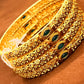 Amazing Gold Plated Designer Bangles Set Comes As 2 In A Set