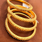 Grand Gold Plated Designer Bangles Set Comes as 2 Pieces in a Set