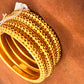 Grand Gold Plated Designer Bangles Set Comes as 2 Pieces in a Set