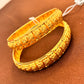 Adorable Gold Plated Designer Bangles Set