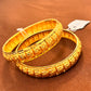 Adorable Gold Plated Designer Bangles Set