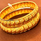 Adorable Gold Plated Designer Bangles Set