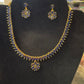 Awesome Gold Plated Necklace with Blue Stones For Women