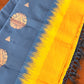 Blue and Yellow Soft Silk Saree