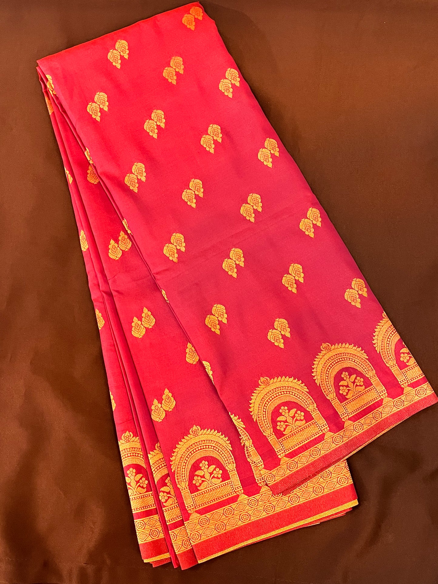 Red Soft Silk Saree