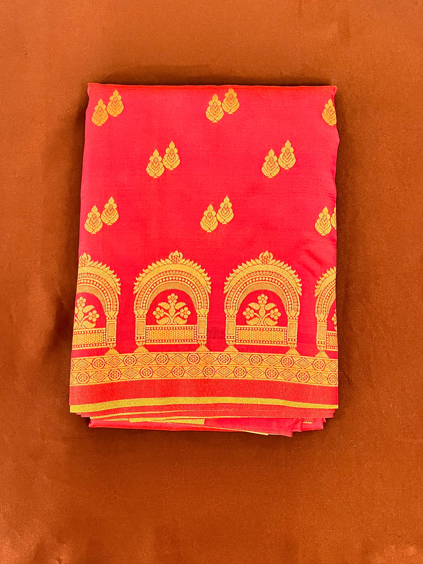 Red Soft Silk Saree