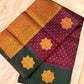 Charming Purple and Dark Green Art Silk Saree Near Me