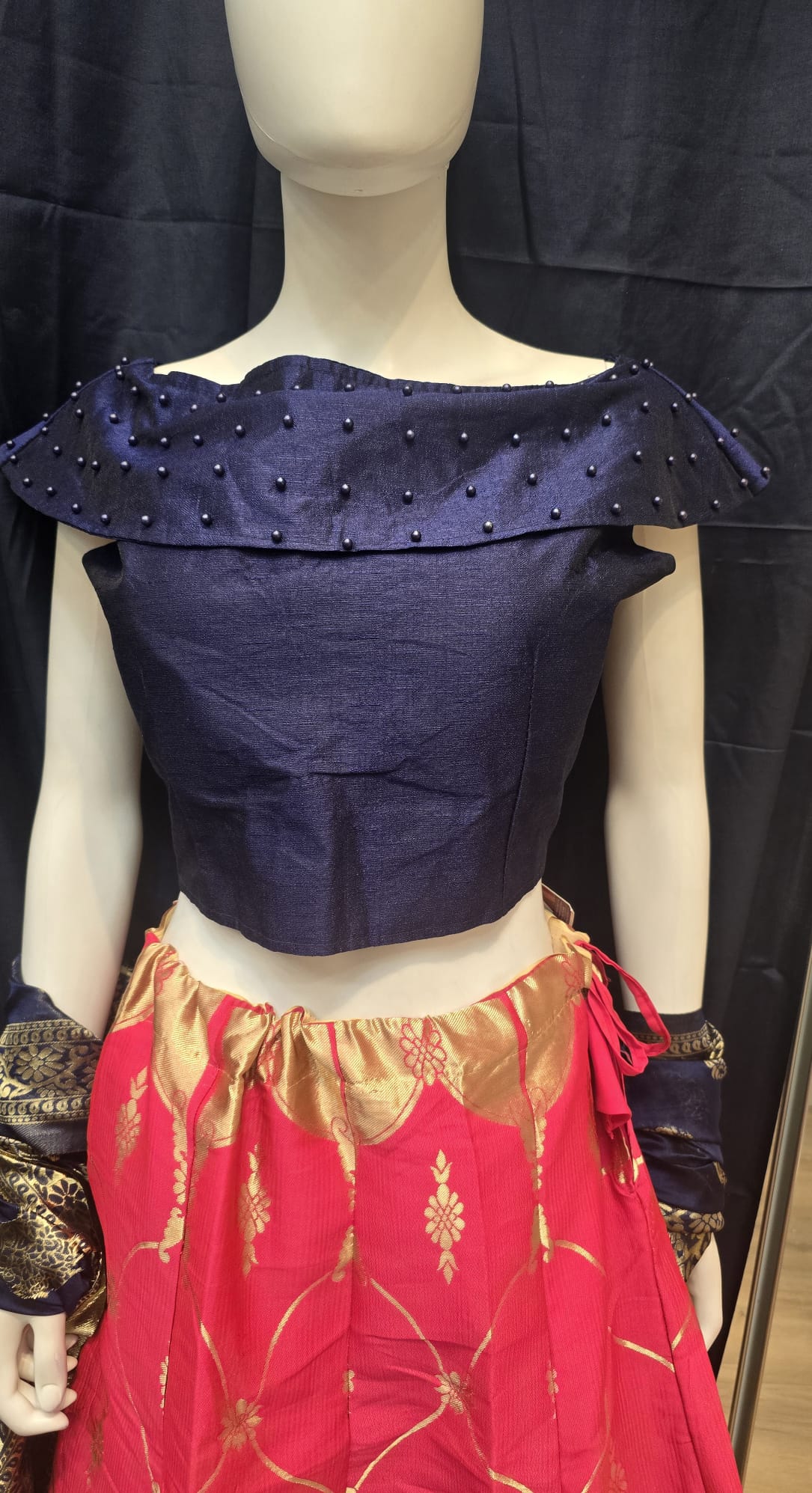 Fabulous Blue And Pink Color Sequins Lehenga Choli With Embroidery Work For Women