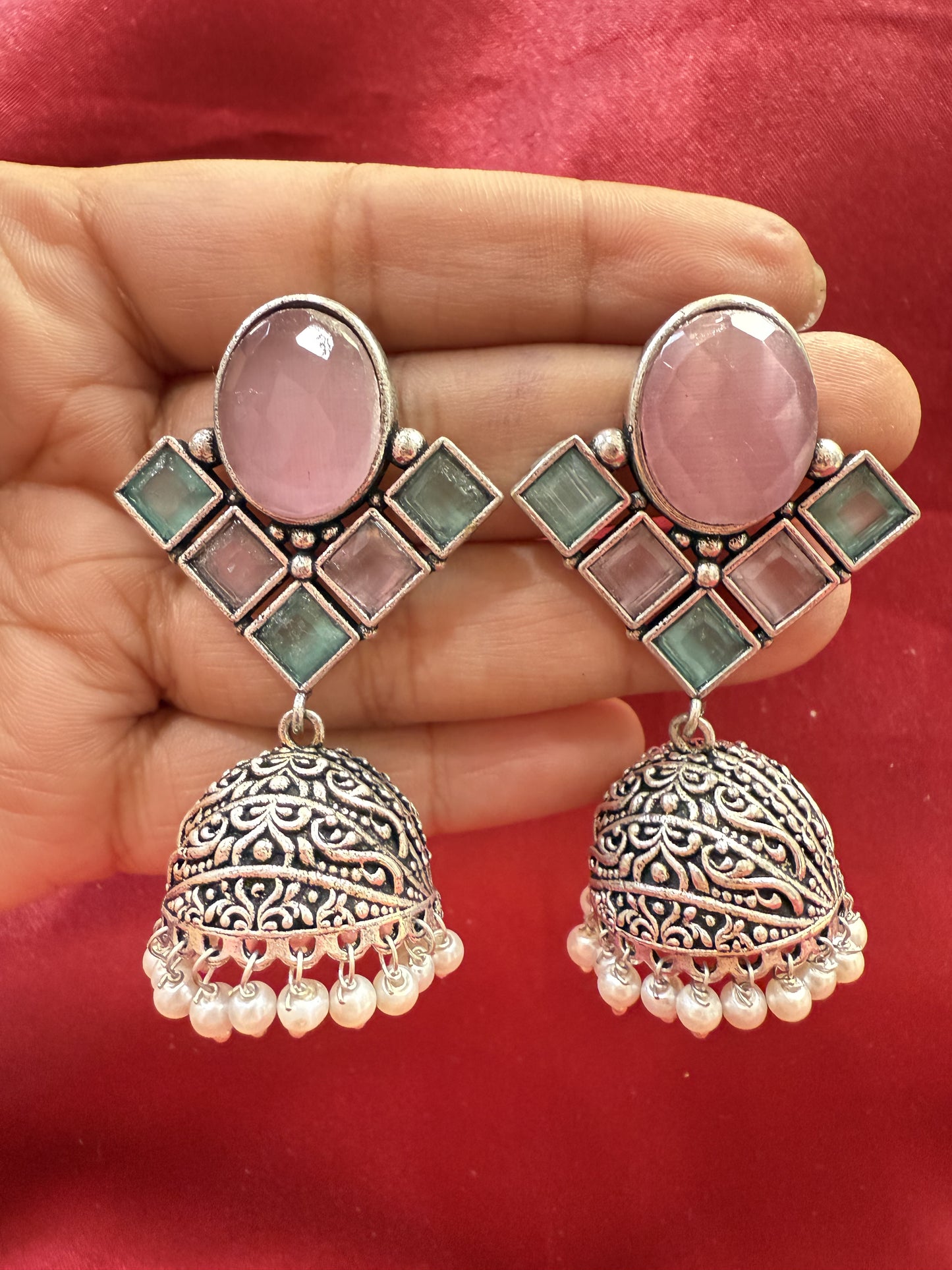  Jhumka  Designer Oxidized Earrings For Women In USA