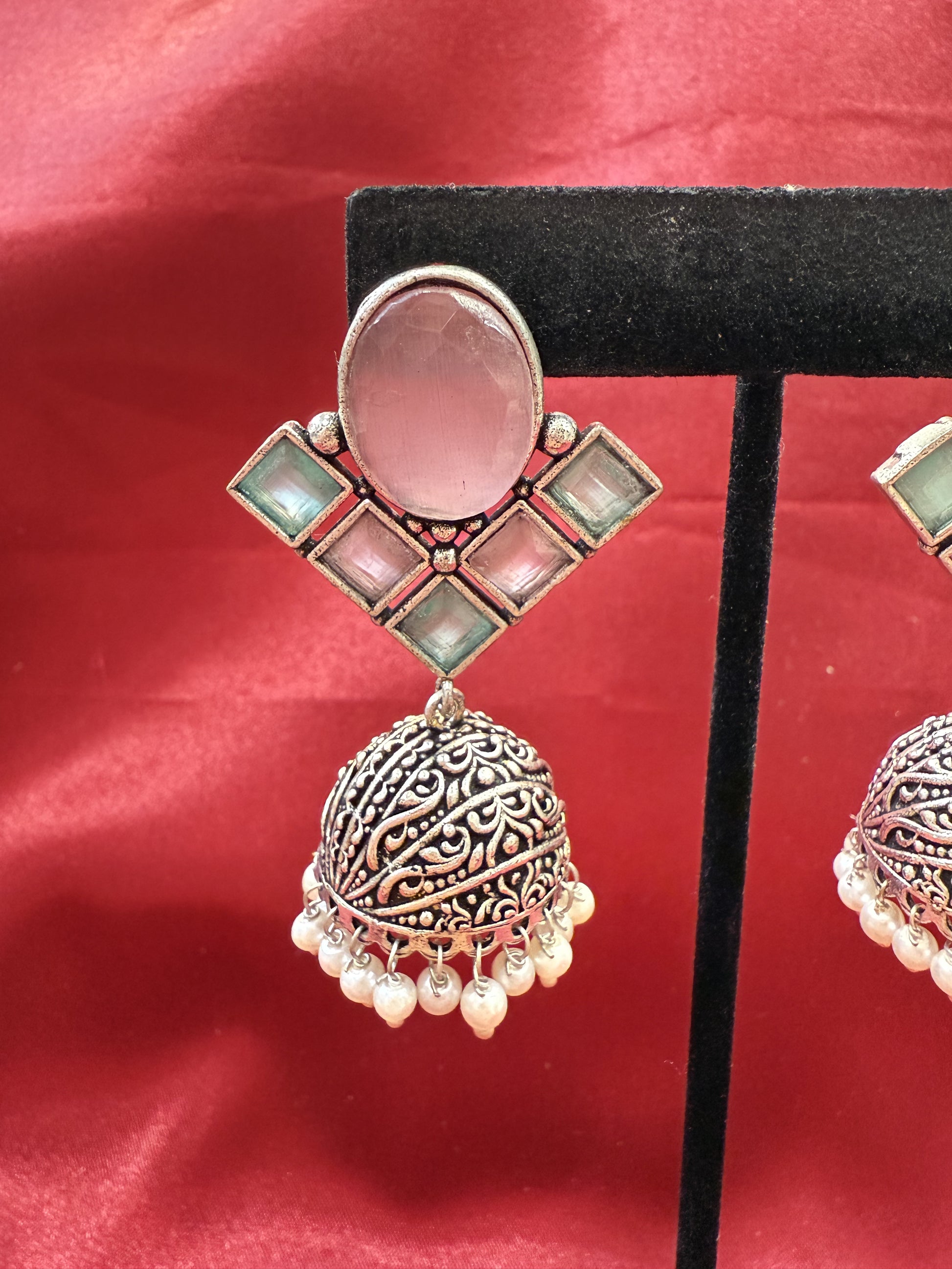 Designer Oxidized Earrings For Women In Mesa