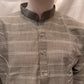 Marvelous Gray Color Cotton Kurta With Pajama For Men