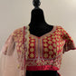 Elegant Maroon Color Malay Satin Silk Multi Needle Embroidery Work Lehenga Choli