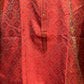 Beautiful Red Colored Jacquard Men's Kurta With Floral Printed Work