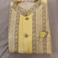 Beautiful Yellow Color Embroidery And Sequins Work Sherwani Suits For Men