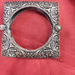 Beautiful Tribal Oxidized Silver Ethnic Open Bridal Square Design Kada Cuff Bracelet