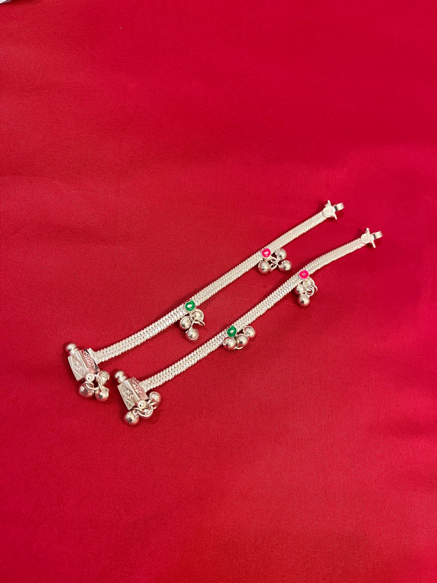 925 Silver Fancy Stylish Anklet - 5Inches