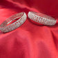 Elegant White Color Design American Diamond Bangle Set