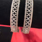 Pleasing White Color Design American Diamond Bangle Set