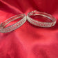 Pleasing White Color Design American Diamond Bangle Set