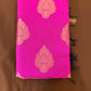 Attractive Pink Color Art Silk Saree  For Women