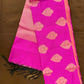 Attractive Pink Color Art Silk Saree  For Women